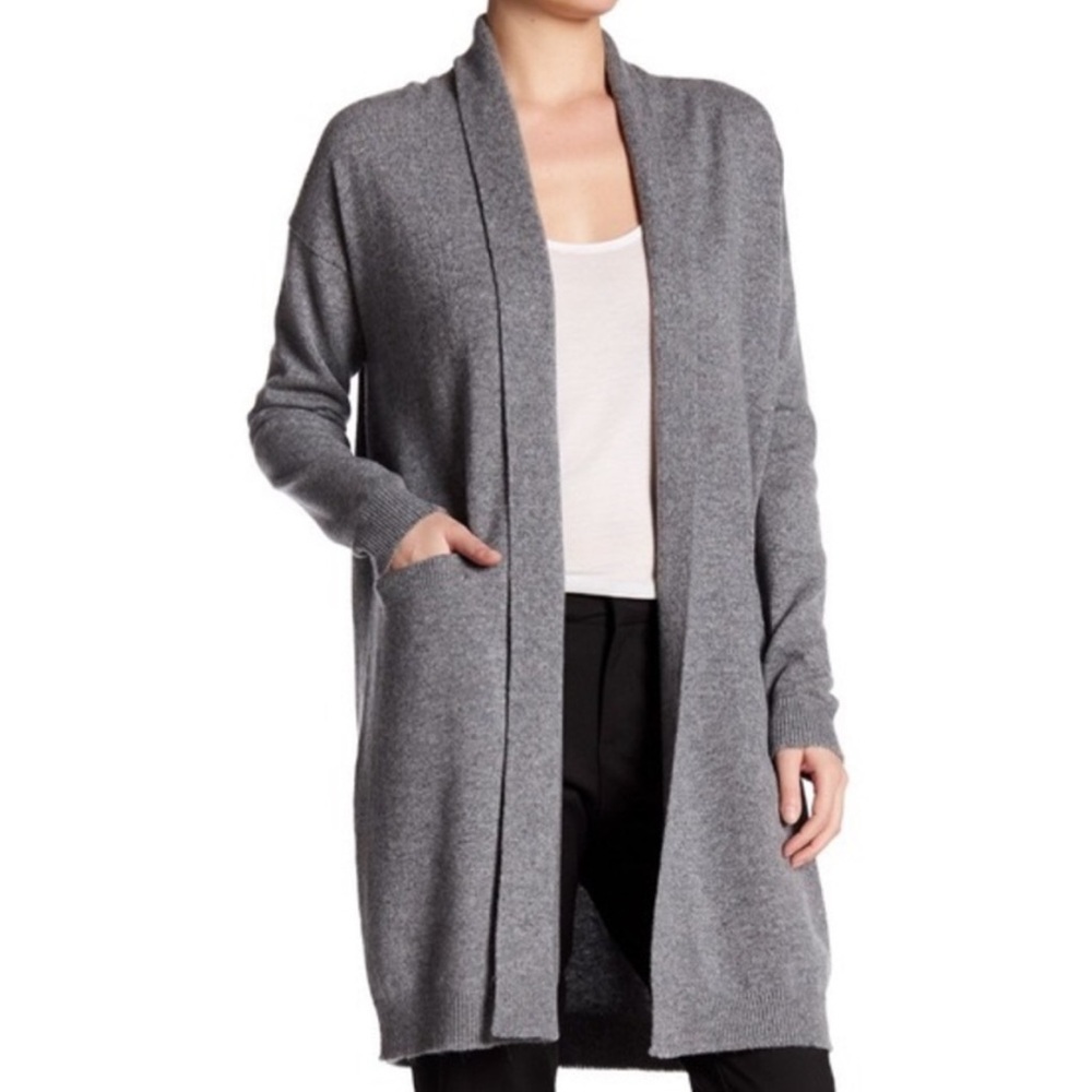 Vince Cashmere Long Open-Front Cardigan‎ size Small